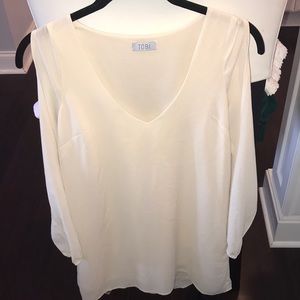 Shift dress with arm cut outs